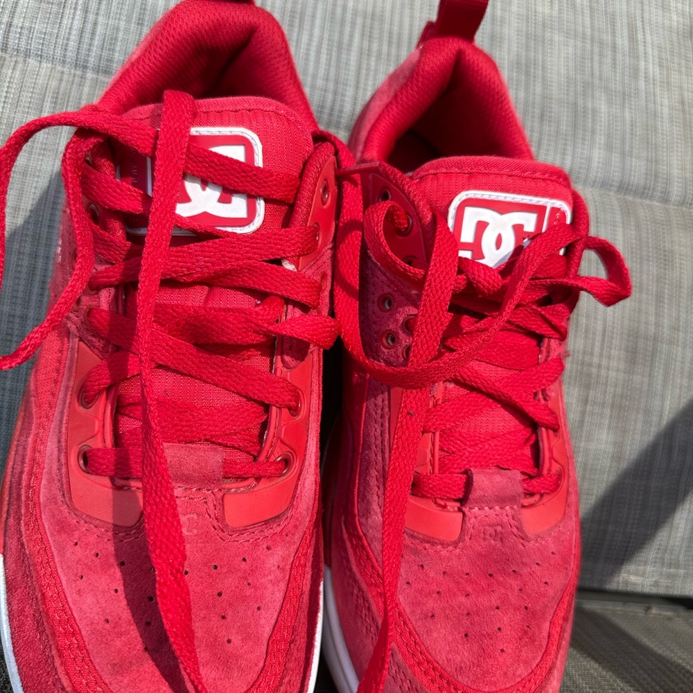 DC Bold Red Athletic Shoes